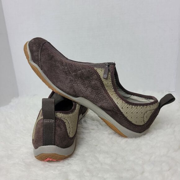 Merrell Lorelei Shoes Women's Size 8. Suede Front Zip Up Espresso J68748 Great - Picture 7 of 11